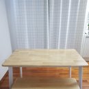 [이사정리] 식탁+벤치의자, 원목 화장대, 확장형 탁자 이미지