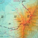 제 501차 정기산행 : 금산 서대산 산행지도 공지 이미지