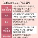 여러모로 커다란 일이 벌어질 것 같다는 도널드 트럼프 당선 시 공약.twt 이미지