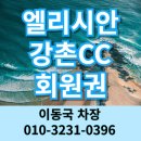 테디벨리리조트 휴양콘도미니엄 | 엘리시안 강촌CC 회원권 가격 시세 27홀 무기명 자연경관이 뛰어난 골프장