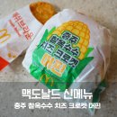 머핀 - 고양시 덕양구 화신로260번길 57 | 맥도날드 신메뉴 맥모닝 충주 찰옥수수 치즈 크로켓 머핀 세트 후기