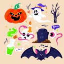 halloween graphic set 이미지