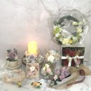 프리저브드 플라워 레터링리스 이미지