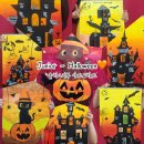 이디엠아트주니어미술학원 | 율하2지구미술학원 주니어반 할로윈 특강: 귀여운 고양이와 유령들이 한가득!