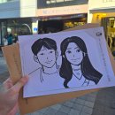 매직게임랜드 | 부산 서면 부엉이 캐리커쳐 너무 귀여워 90초 완성 그림으로 남기는 데이트 코스