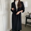 요즘 날씨에 딱인 고급 루즈핏 숄 여자 니트가디건 벨트 로브 여성 롱 이미지