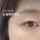 다산속눈썹 눈썹에반하다 자연스런 속눈썹펌 후기
