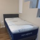 침대 메모리폼 트윈 매트리스+프레임 (Twin Bed Mattress with Bed Frame) $160 (가격다운) 이미지