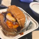 롯데리아구미선산점 | 구미 옥계동 기프트버거 후기 | 새우에 미친자 몬스터 쉬림프 버거 포장 도전! 할인 시간 안내