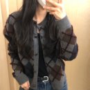 그로브스토어 grovestore | Stitch Argyle Cardigan 피팅후기(그로브 스티치 아가일 가디건)
