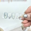 네일7 | 합정 모미지네일 7월 이달의 아트 후기 | 자석네일 여름네일 추천