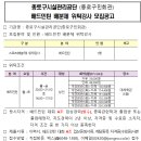 종로구시설관리공단 (종로구민회관) 배드민턴 배분제 위탁강사 모집공고 이미지