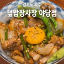 경의로(1) | 혼밥 하기 좋은 파주 야당역 신규 오픈 맛집 덮밥장사장 야당점