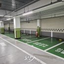 오산시 공영주차장, 수직주차선 도색으로 주차환경 개선 이미지