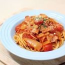 김치토마토스파게티 만드는 법 퓨전 토마토파스타 이미지