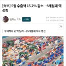 [속보] 5월 수출액 15.2% 감소…8개월째 역성장 이미지