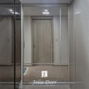 포항중문 라온프라이빗스카이파크 클래시실버 원슬라이딩 도어 시공 후기