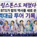 롤링스톤즈도 제쳤다? BTS가 팝의 역사를 새로 쓴 역대급 투어 기록 정리