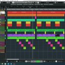 큐베이스12pro 내장악기로만 곡 만들기 이미지