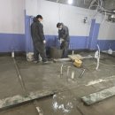 식당인테리어 주방 바닥 마감 공정 시공 사례