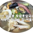 삼남매바지락칼국수 | 성산일출봉 보말 톳 칼국수 한치해물전 막걸리도 잘 어울려