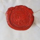 1900-1905?年代 외교행낭 우체 이화보통............ 美 대사관 WAX SEAL|郵遞史 이미지