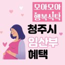 &#39;모아모아 행복식탁&#39; 청주시 복지 임산부 출산 후 1년 이내 혜택 신청방법