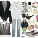 ☞‥[코디] Marni Long Sleeve &amp; Abercrombie &amp; Fitch Skinny &amp; Abercrombie &amp; Fitch Striped Scarf 이미지
