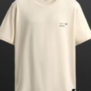 4387 | 자라 테크니컬 소프트 텍스처 라운드 반팔 티셔츠 4387/305 BONE 사용 후기