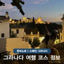 1095 | 그라나다 여행 코스 2박 3일 일정 명소 알함브라 궁전 뷰 맛집 정보