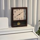 무드멍 | 샹브론 벽시계 실사용 후기, 무드 확 바뀌는 감성 원목 시계, 집들이선물로 딱