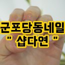 군포중학교 | 군포당동네일 샵다연 기본 젤원톤네일 테라조네일 후기