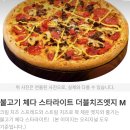 요기요App앱 Domino's pizza 🍕 도미노 피자 불고기 체다 스타라이트 🌟피자 더블 치즈 엣지 피클 소스 IU 아이유 광고 이미지