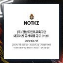 [공홈] 경남 FC 대표이사 공개채용 공고 이미지