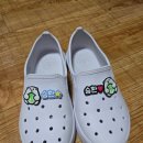 리틀어린이집차량(1대) | 초등학교 실내화 이름표 고민 끝! 마카롱 크록스 지비츠로 해결했어요 (리틀프린트 후기)