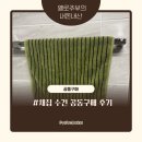 그린화이트세탁 | 내돈내산, 인스타 인플루언서 채집 수건 공구 후기! 그린 컬러 선택 이유와 세탁 꿀팁