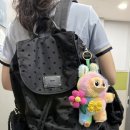 블랙닷(black_dot) | 무르 플러피 스트링 백팩 Fluffy String Backpack (dot black) 백팩 도트백팩 직장인 백팩 여행 가방...