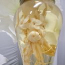 칠순 상차림으로 인삼꽃주/도라지오란다 고임/곶감단지/떡3종(사각설기+도장절편+수수팥떡) 보내...