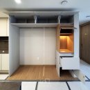 울산 지웰자이시티 냉장고장 리폼 LG 핏앤맥스 4+4도어 조합으로 홈카페장 시공한 후기(로봇청소기장)