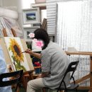 취미 수채화 교실 이미지