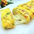 모짜렐라 치즈 계란말이 만드는법 야채 계란말이 달걀말이 이미지