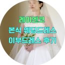 레이엔코 드레스 이부드레스 피팅 후기