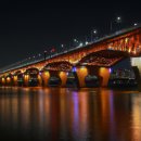 팔달대교 야경 이미지