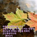 로마서 8장 27절 성령 하나님 이미지