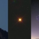 위를 봐! 화성은 10월 5일 초승달과 만나 별들의 '군집'을 통과합니다 이미지