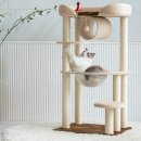 지엠에스(GMS) | [고양이캣타워추천] 레토 프리미엄 캣폴 캣타워, 고양이 놀이터+휴식공간 올인원 인테리어형 캣가구