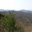 옥녀봉(412m).함박봉(403m)왕복.성터봉(355m).매화산(320m)왕복.정토산(370m)/충남 논산 이미지