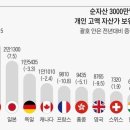 순자산 300억 이상 자산가 보유 국가 순위 이미지