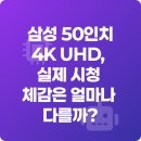 세븐일레븐 음성삼성공단점 | 삼성 50인치 4K UHD, 실제 시청 체감은 얼마나 다를까?