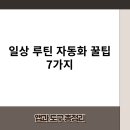 마이루틴짐 | 일상 루틴 자동화 꿀팁 7가지 | 앱과 도구 총정리 2025